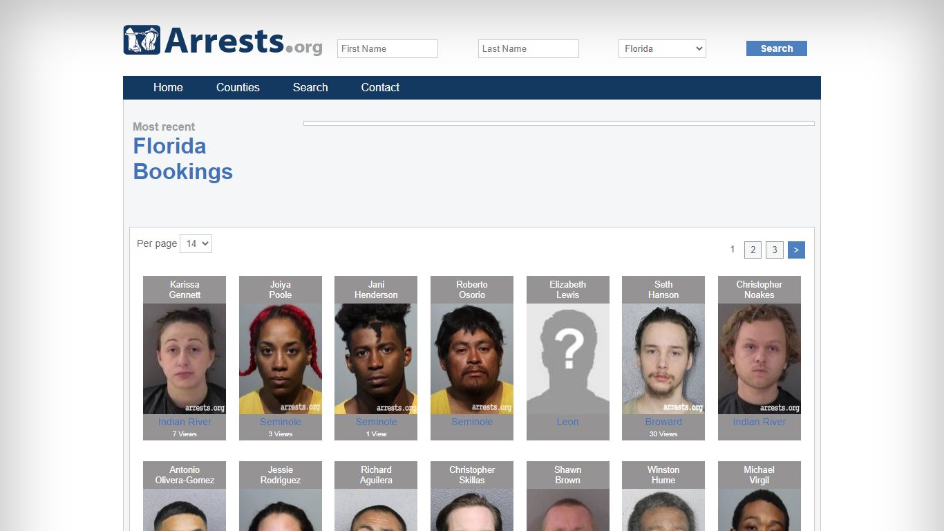 Florida Arrests and Inmate Search